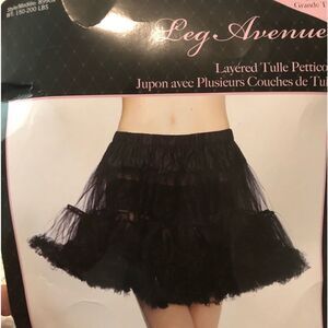Black Layered Petticoat